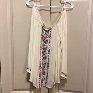 Bohemian off the shoulder top